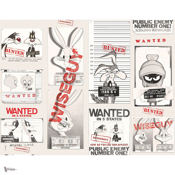 Looney Tunes 215 behang van LondonArt — volledig ontwerp