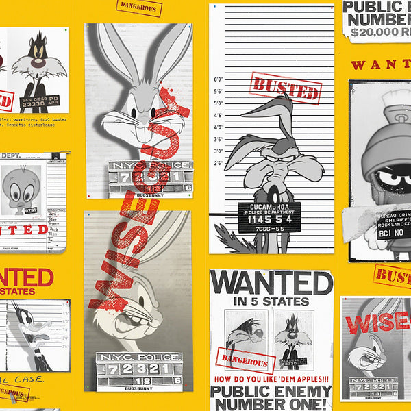 Looney Tunes 215 behang van LondonArt — kleurstaal