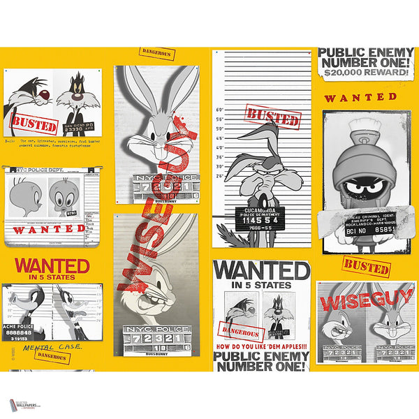 Looney Tunes 215 behang van LondonArt — volledig ontwerp