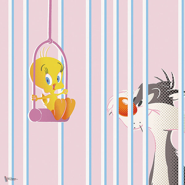 Looney Tunes 217 behang van LondonArt — kleurstaal