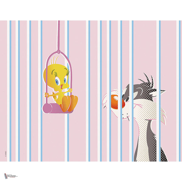 Looney Tunes 217 behang van LondonArt — volledig ontwerp