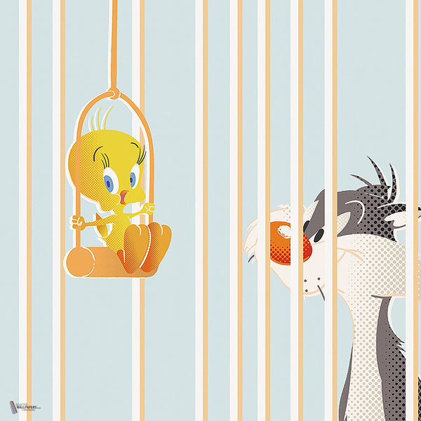 Looney Tunes 217 behang van LondonArt — kleurstaal