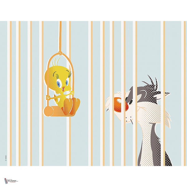 Looney Tunes 217 behang van LondonArt — volledig ontwerp