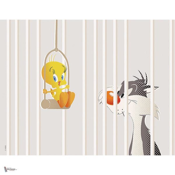 Looney Tunes 217 behang van LondonArt — volledig ontwerp