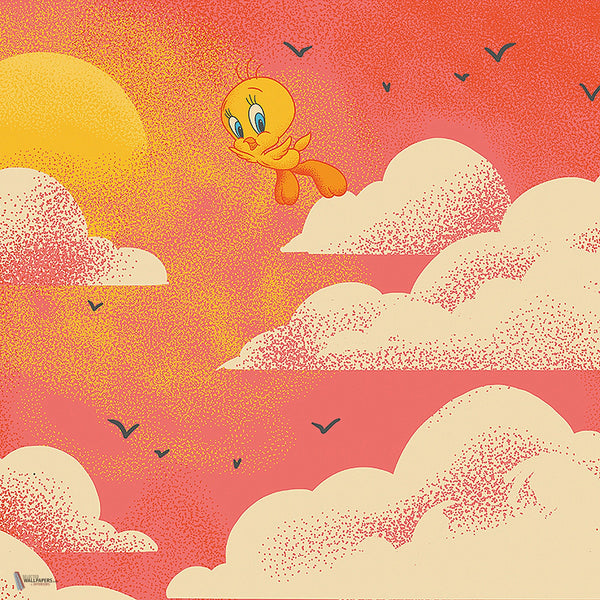 Looney Tunes 218 behang van LondonArt — kleurstaal