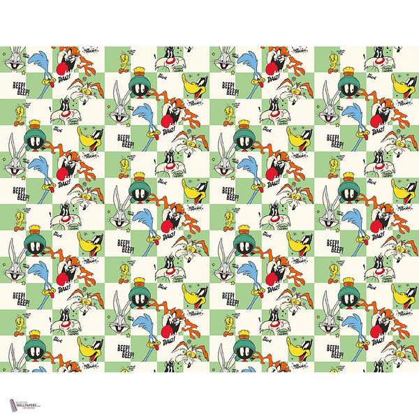 Looney Tunes 230 behang van LondonArt — volledig ontwerp