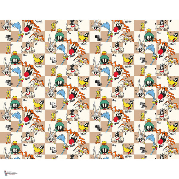 Looney Tunes 230 behang van LondonArt — volledig ontwerp