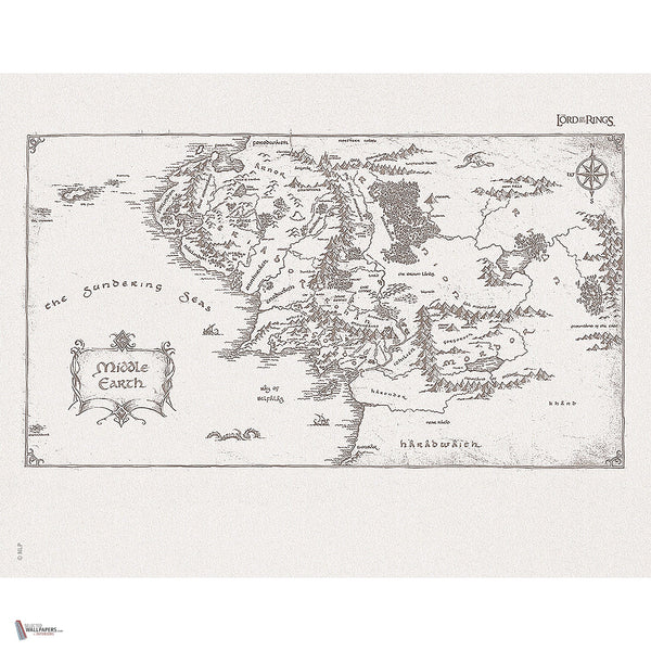 Lord Of The Rings 401 behang van LondonArt — volledig ontwerp