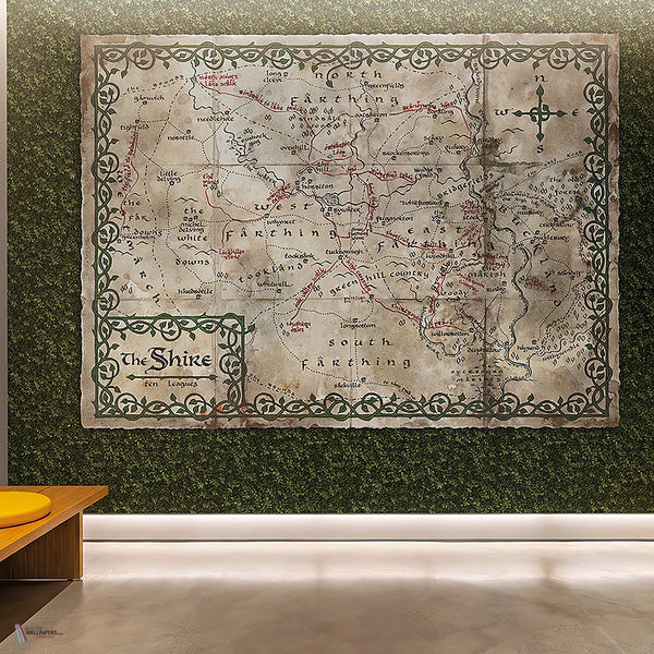 Lord Of The Rings 402 behang van LondonArt — interieur