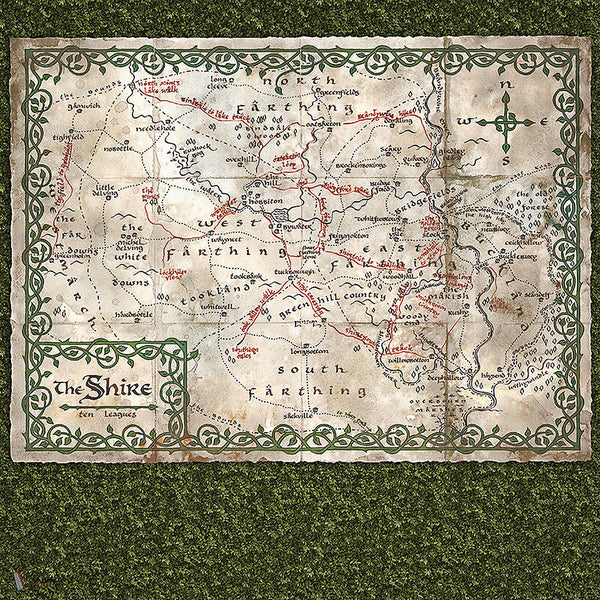 Lord Of The Rings 402 behang van LondonArt — kleurstaal