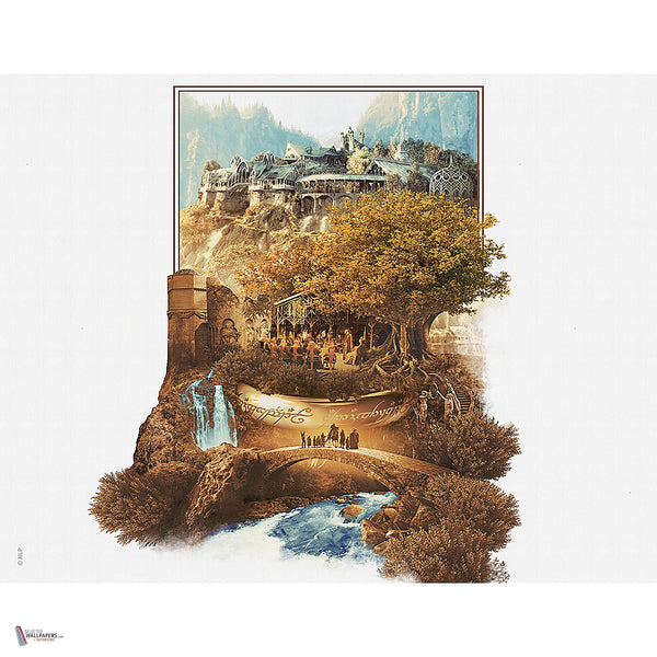 Lord Of The Rings 404 behang van LondonArt — volledig ontwerp