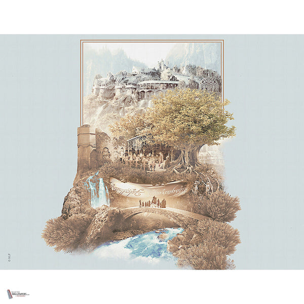 Lord Of The Rings 404 behang van LondonArt — volledig ontwerp