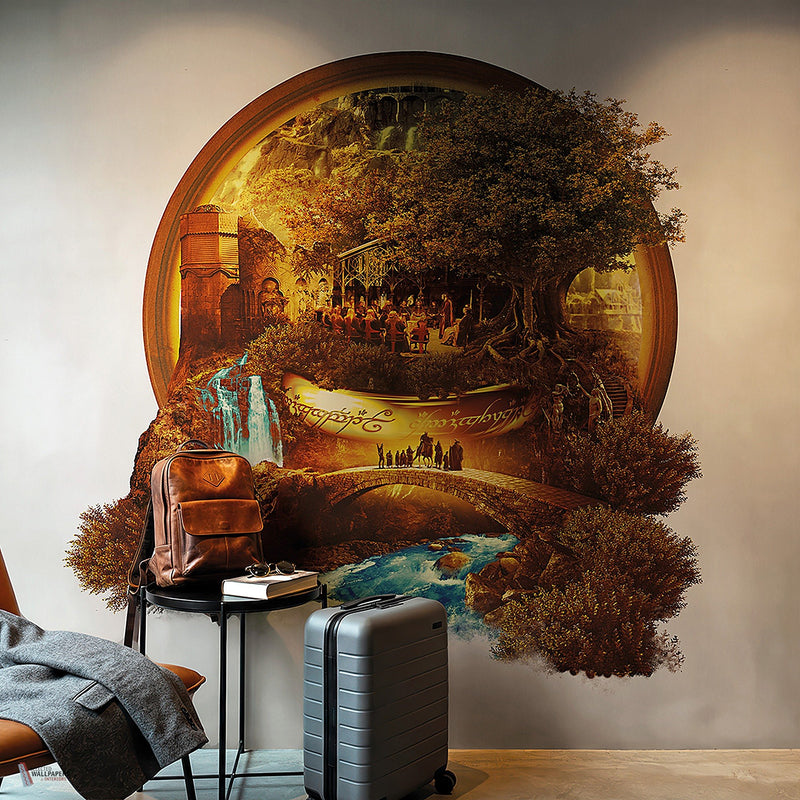 Lord Of The Rings 405 behang van LondonArt — interieur
