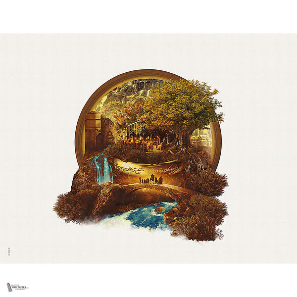 Lord Of The Rings 405 behang van LondonArt — volledig ontwerp