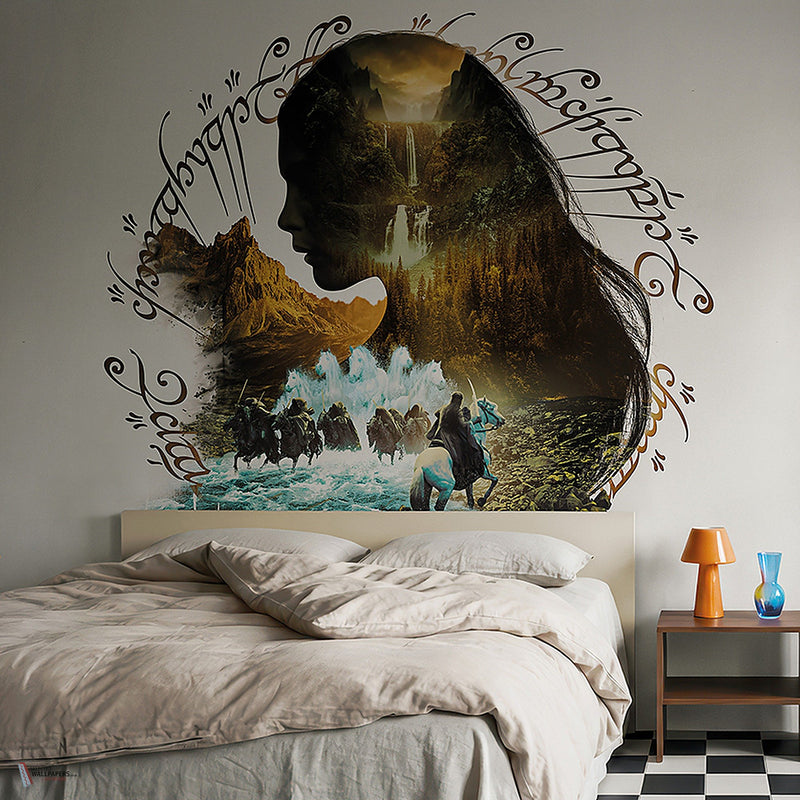 Lord Of The Rings 406 behang van LondonArt — interieur