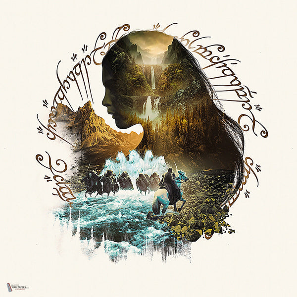 Lord Of The Rings 406 behang van LondonArt — kleurstaal