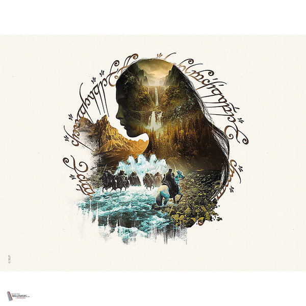 Lord Of The Rings 406 behang van LondonArt — volledig ontwerp