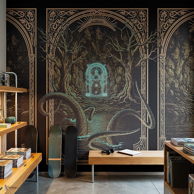 Lord Of The Rings 415 behang van LondonArt — interieur