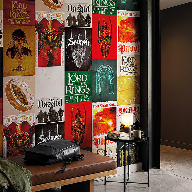 Lord Of The Rings 418 behang van LondonArt — interieur