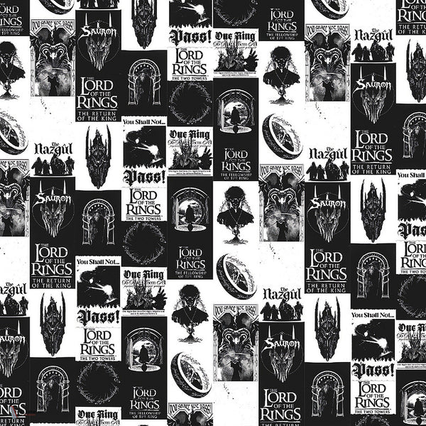Lord Of The Rings 418 behang van LondonArt — kleurstaal