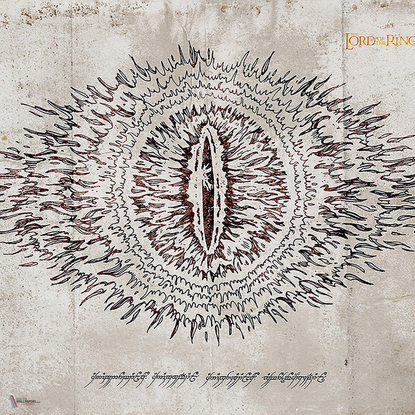 Lord Of The Rings 426 behang van LondonArt — kleurstaal