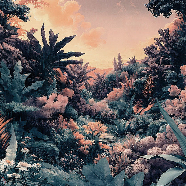 Silent Fronds wallpaper by LondonArt — colour swatch
