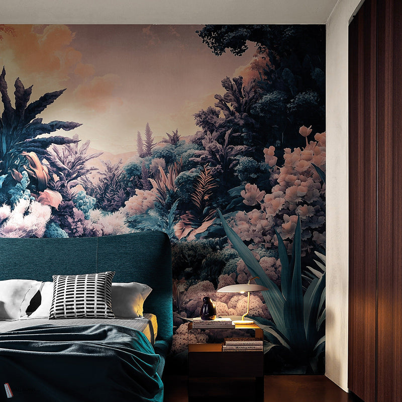 Silent Fronds wallpaper by LondonArt — interior