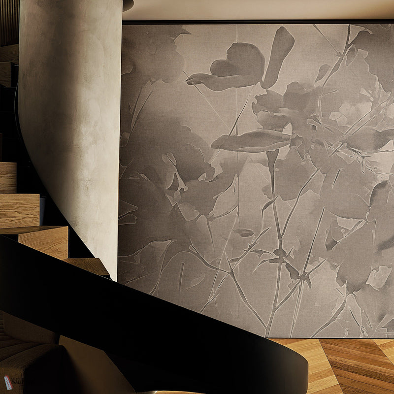 Silken Petals behang van LondonArt — interieur