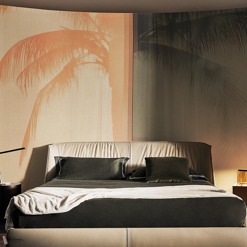 Soft Meridian Tapete von LondonArt — Interieur