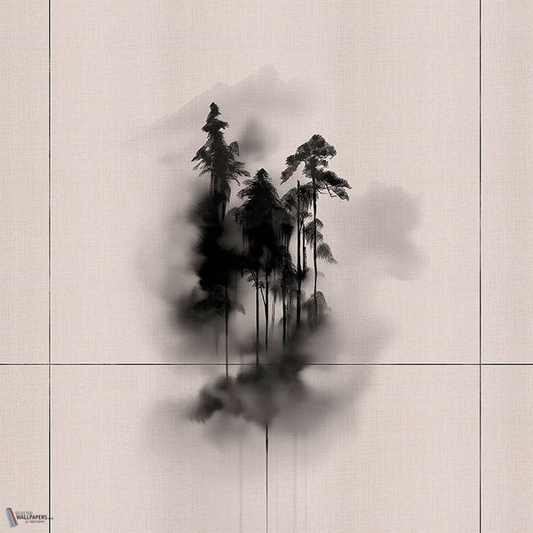 Sumie #1 #2 #3 Tapete von LondonArt — Farbmuster