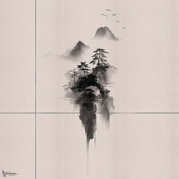 Sumie #1 #2 #3 Tapete von LondonArt — Farbmuster