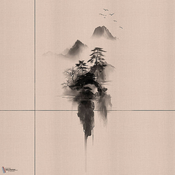 Sumie #1 #2 #3 Tapete von LondonArt — Farbmuster
