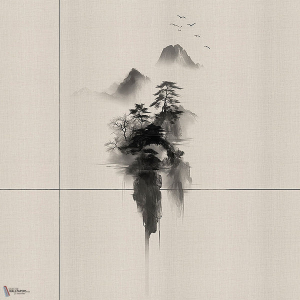 Sumie #1 #2 #3 Tapete von LondonArt — Farbmuster