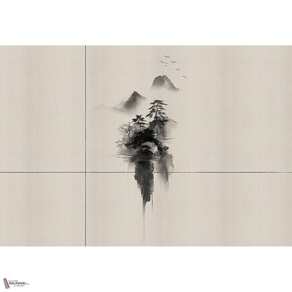 Sumie #1 #2 #3 Tapete von LondonArt — Gesamtdesign