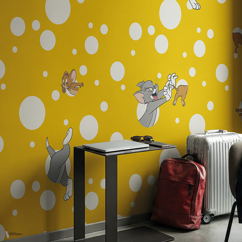 Tom & Jerry 104 behang van LondonArt — interieur