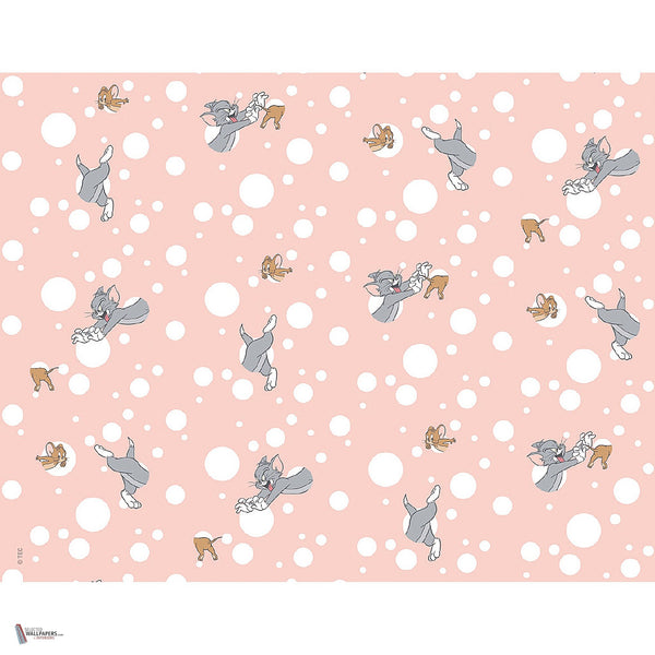Tom & Jerry 104 behang van LondonArt — volledig ontwerp