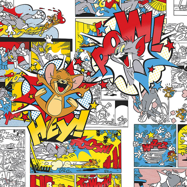 Tom & Jerry 105 Tapete von LondonArt — Farbmuster