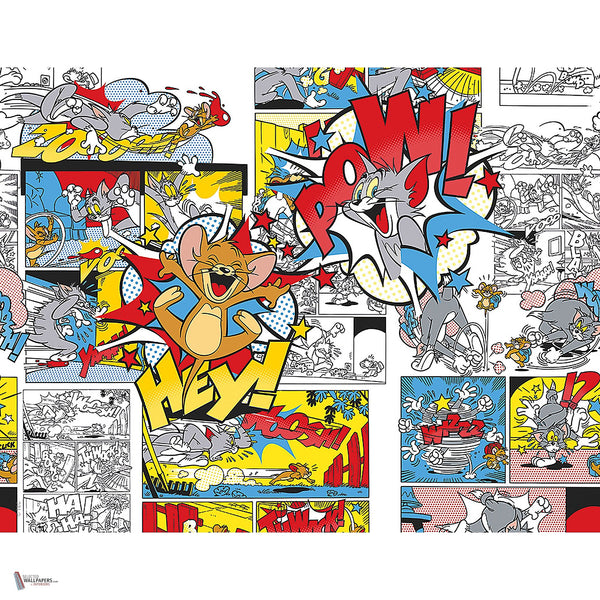 Tom & Jerry 105 Tapete von LondonArt — Gesamtdesign