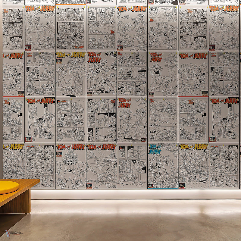 Tom & Jerry 106 behang van LondonArt — interieur