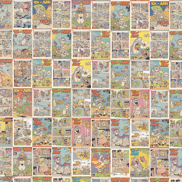 Tom & Jerry 106 behang van LondonArt — kleurstaal