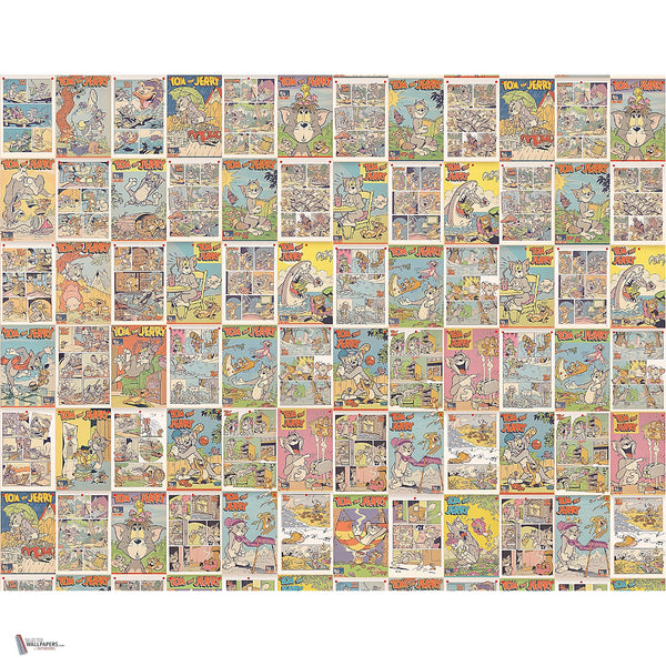 Tom & Jerry 106 behang van LondonArt — volledig ontwerp
