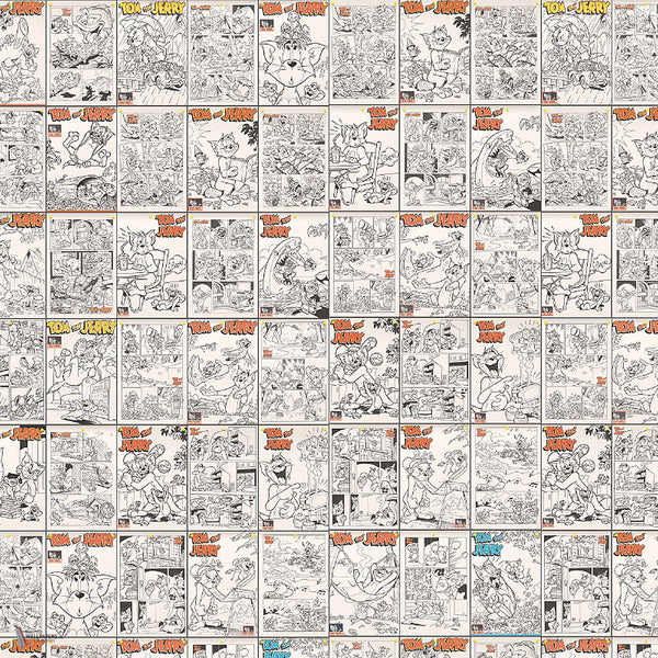 Tom & Jerry 106 behang van LondonArt — kleurstaal