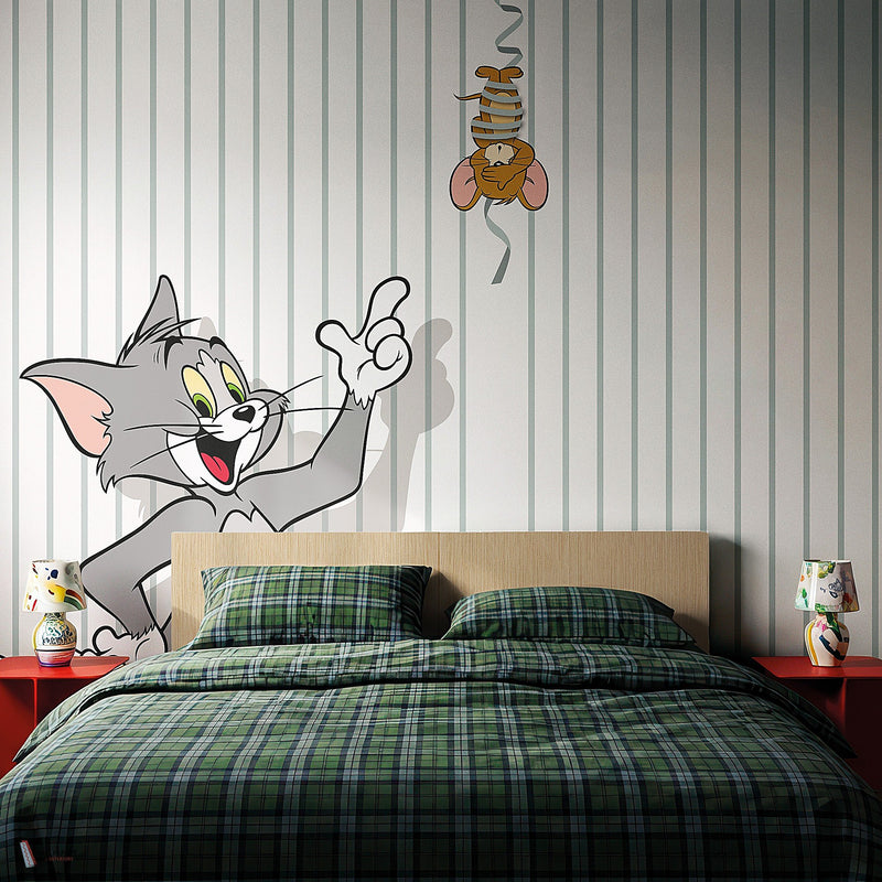 Tom & Jerry 107 behang van LondonArt — interieur