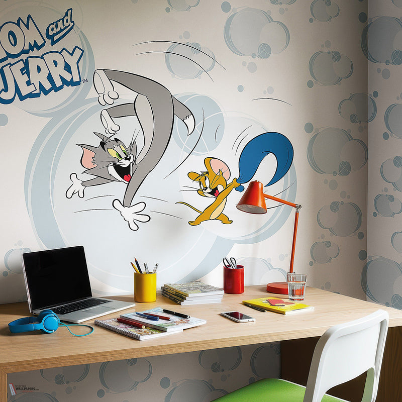 Tom & Jerry 108 behang van LondonArt — interieur