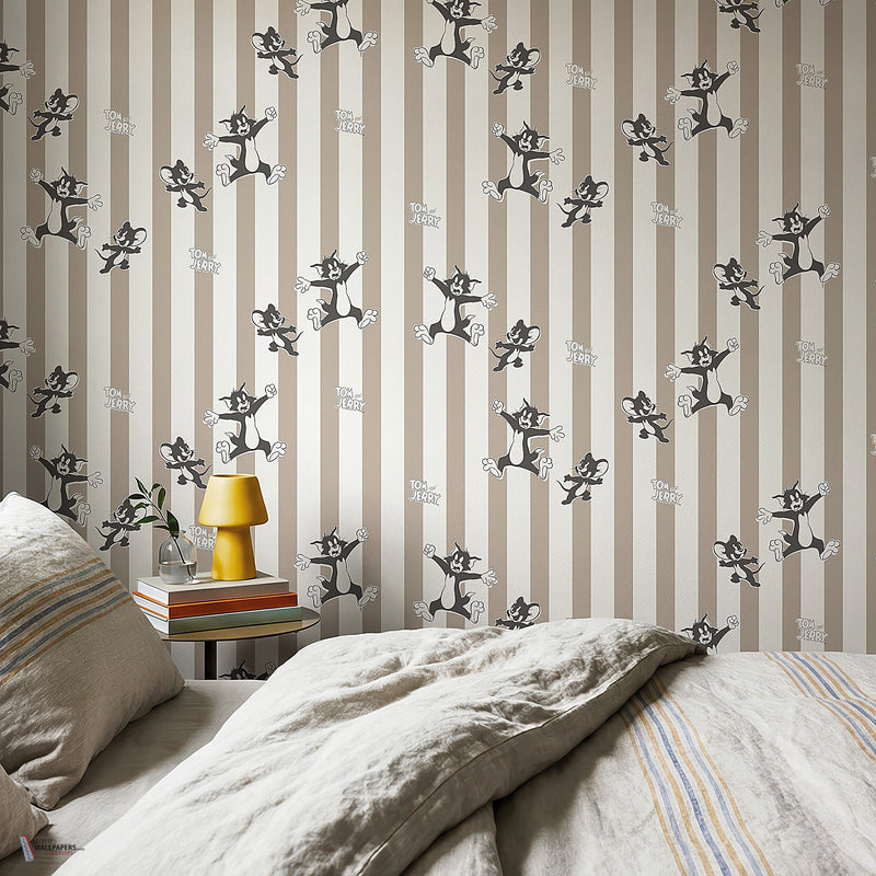Tom & Jerry 112 behang van LondonArt — interieur