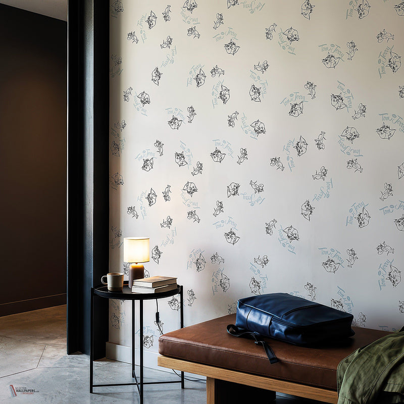 Tom & Jerry 114 behang van LondonArt — interieur