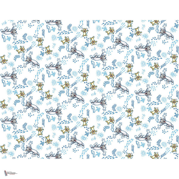 Tom & Jerry 116 Tapete von LondonArt — Gesamtdesign