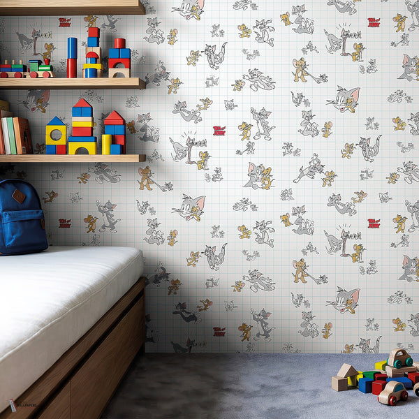Tom & Jerry 118 Tapete von LondonArt — Interieur