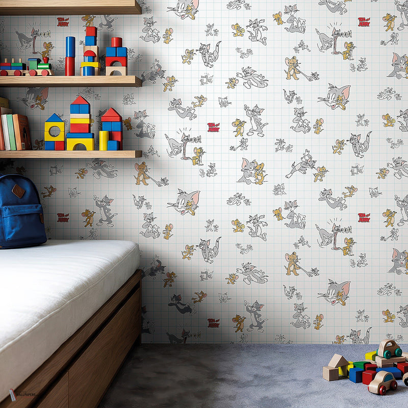 Tom & Jerry 118 behang van LondonArt — interieur