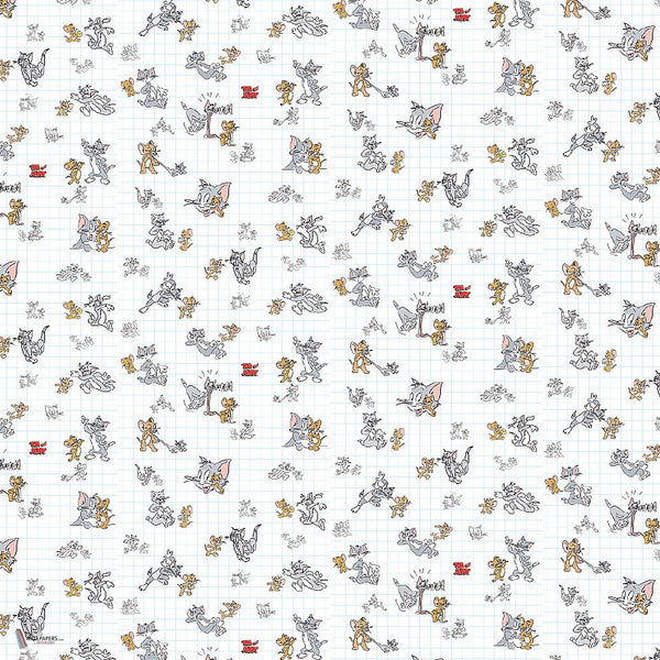 Tom & Jerry 118 Tapete von LondonArt — Farbmuster